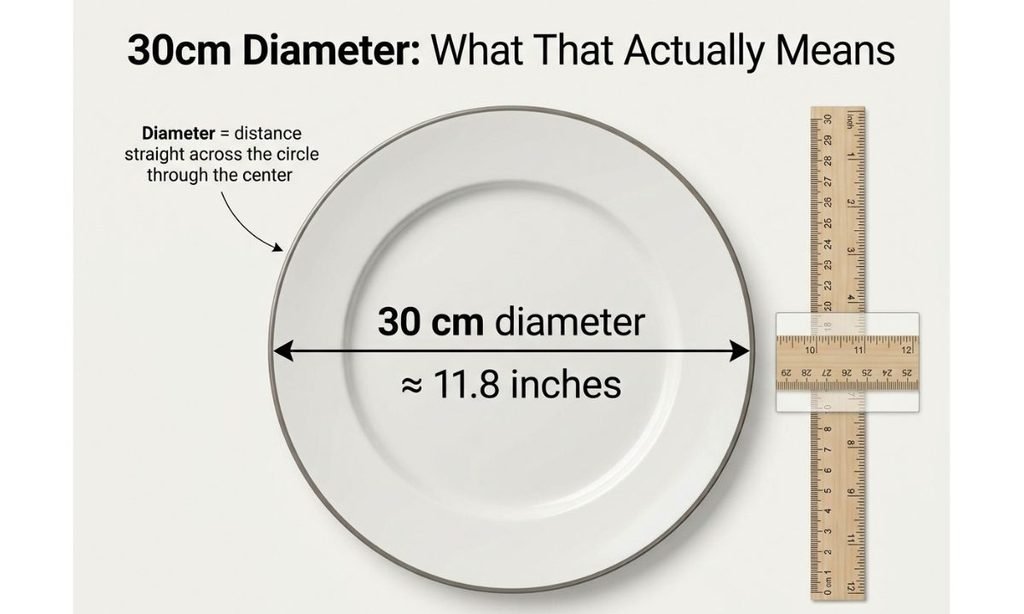 30cm Diameter What That Actually Means