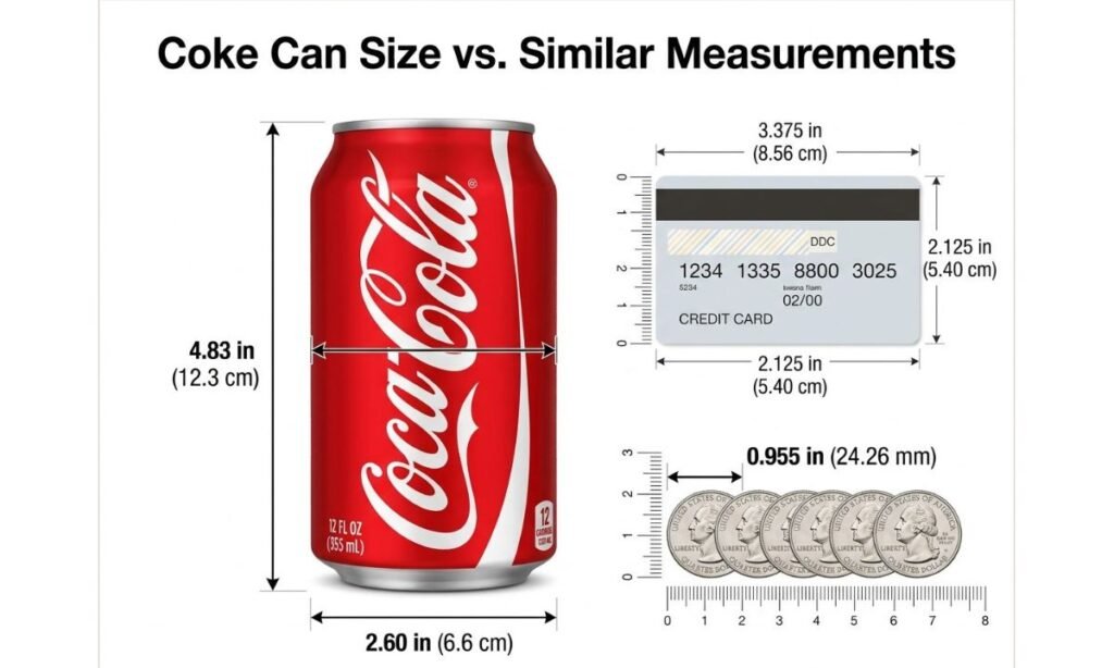 Coke Can Size vs. Similar Measurements