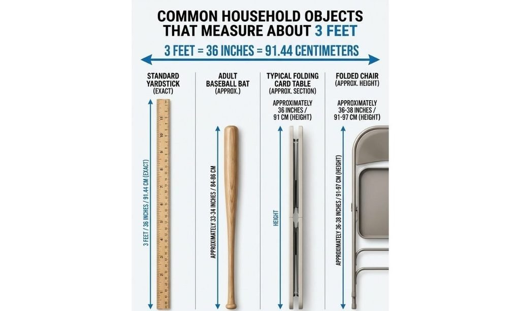Common Household Objects That Measure About 3 Feet