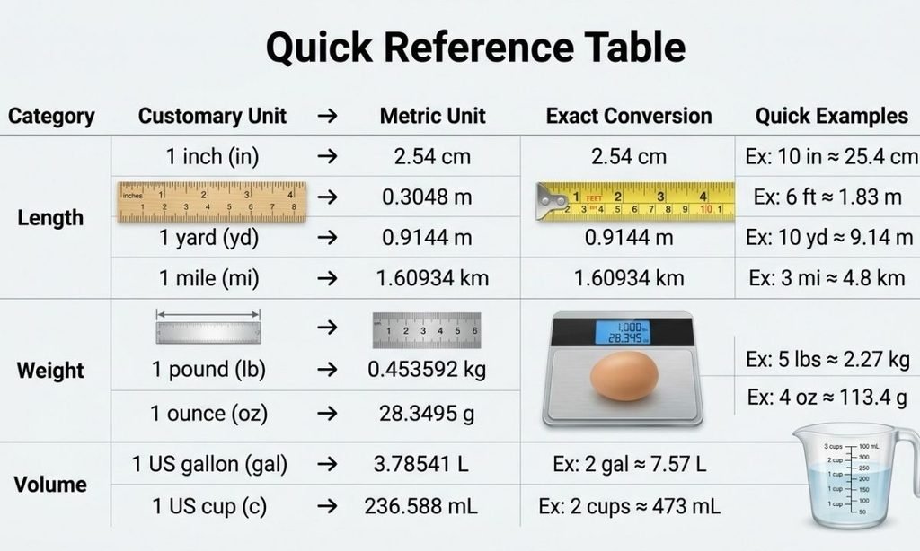 Quick Reference Table