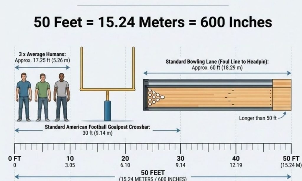 Visualizing 50 Feet With Everyday Objects