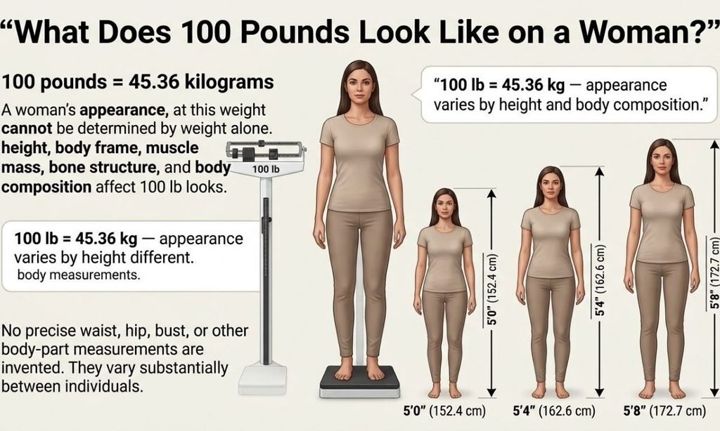 What Does 100 Pounds Look Like on a Woman