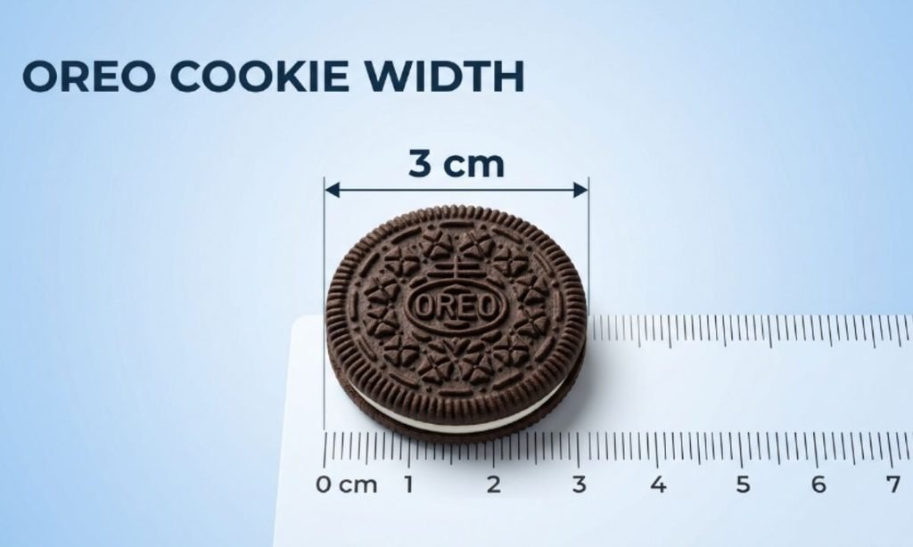 1. Oreo Cookie Width