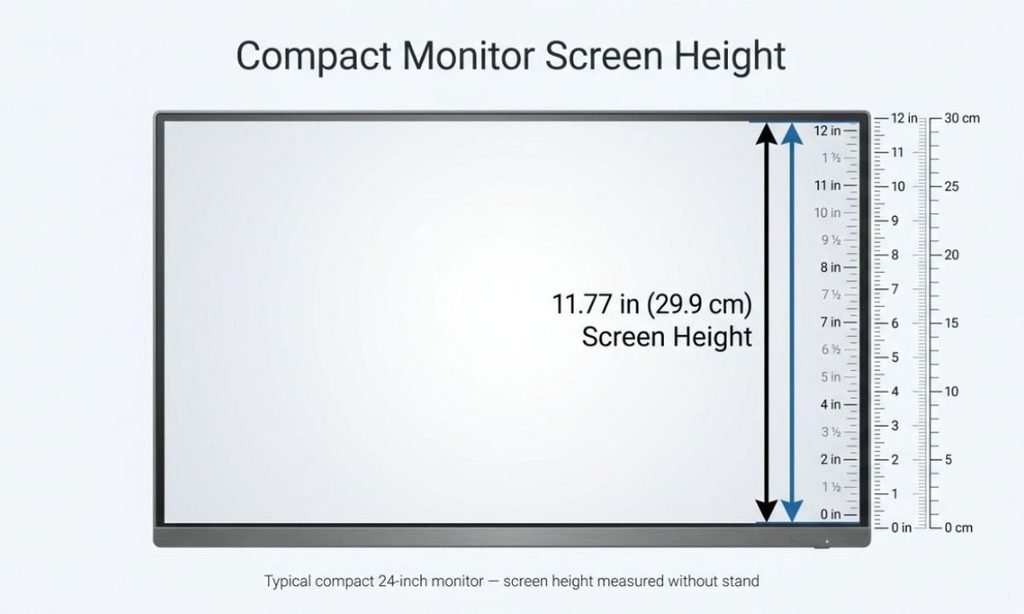 14. Compact Monitor Screen Height