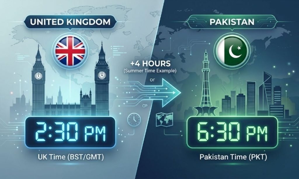 2 30 PM UK Time Converted to Pakistan Time