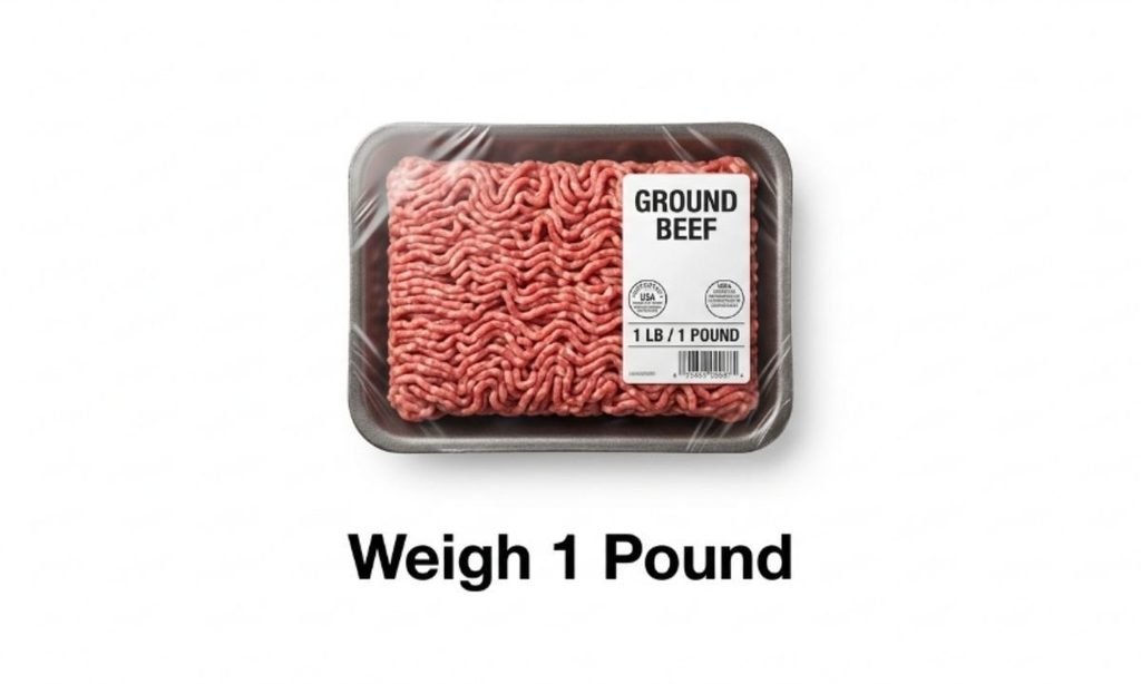A 1-Pound Package of Ground Beef