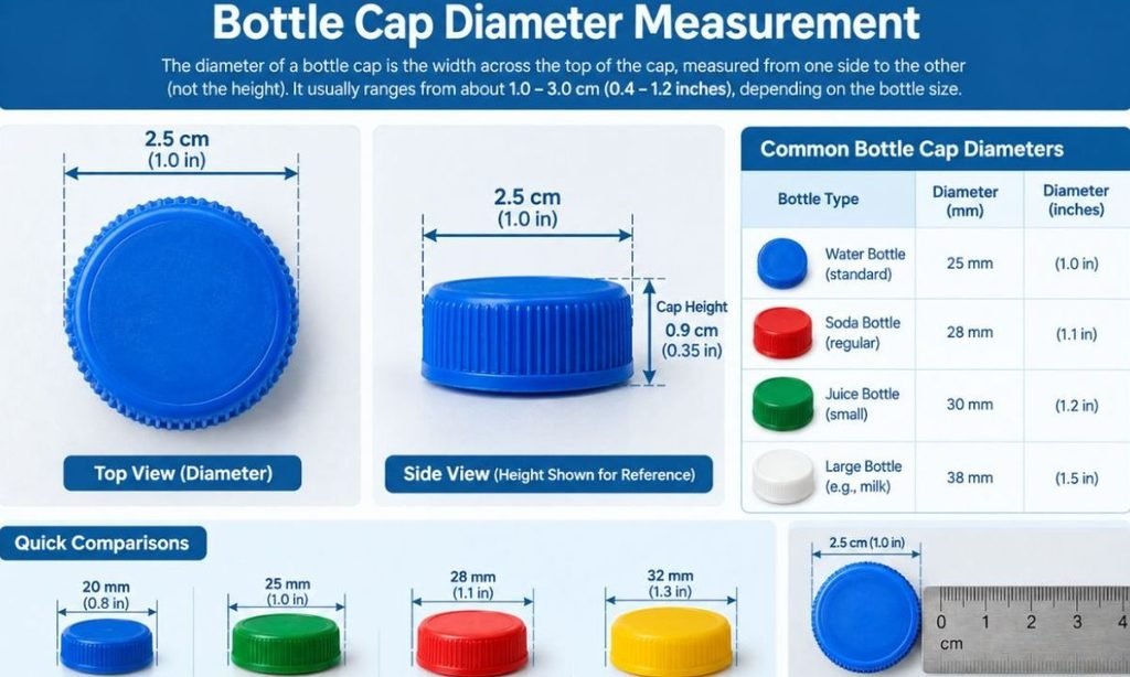 Bottle Cap Diameter Measurement
