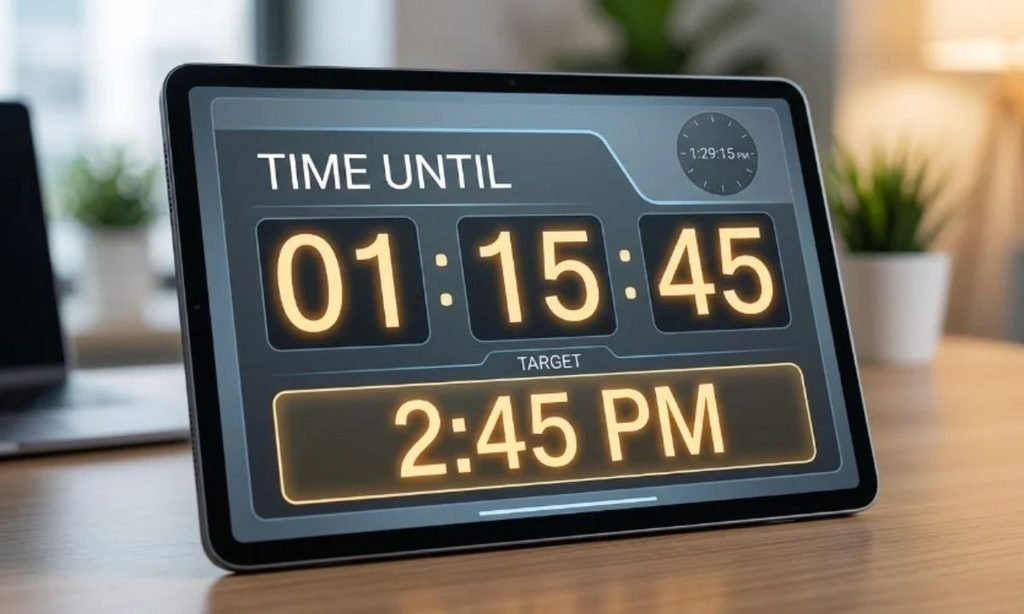 How Long Until 2 45 pm Countdown