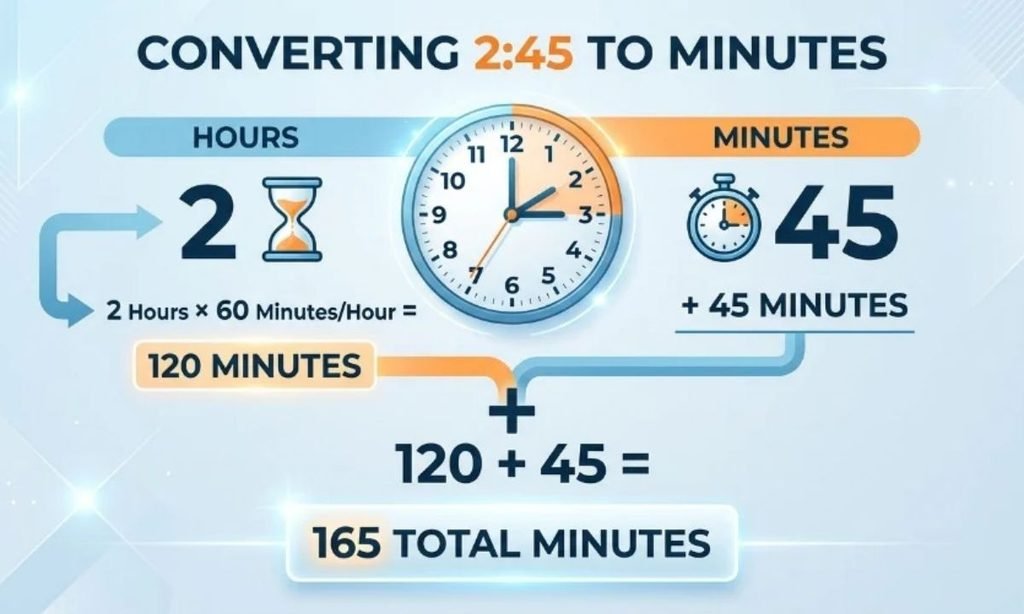 How Many Minutes for 2 45