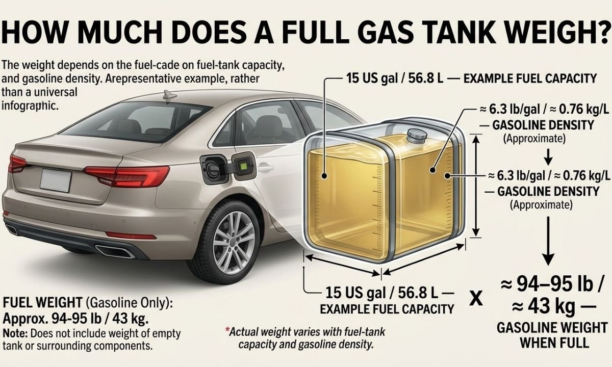How Much Does a Full Gas Tank Weigh