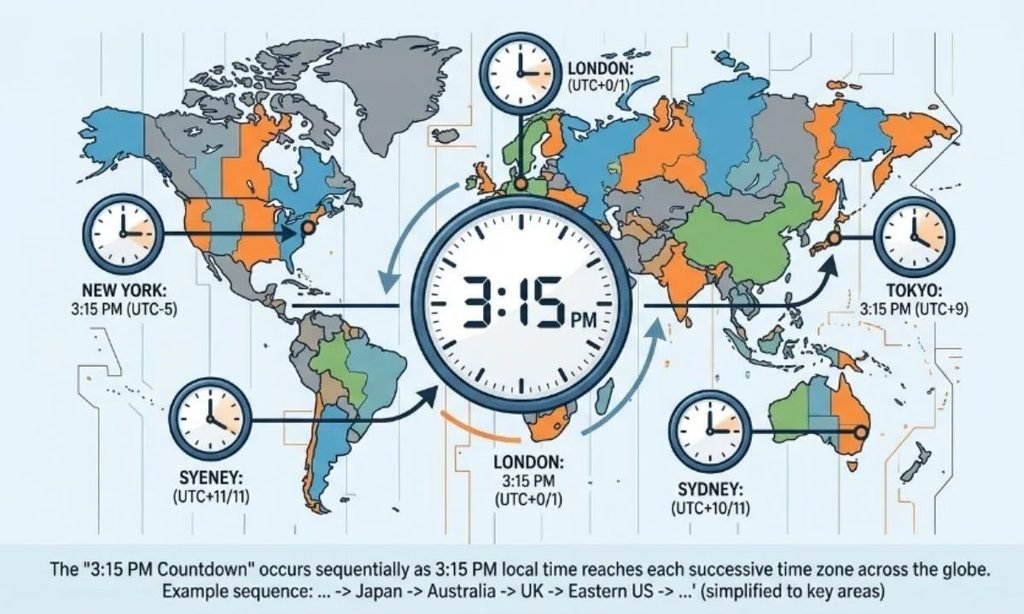 How Time Zones Affect the 315 PM Countdown