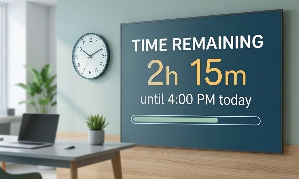 How long until 4 PM today
