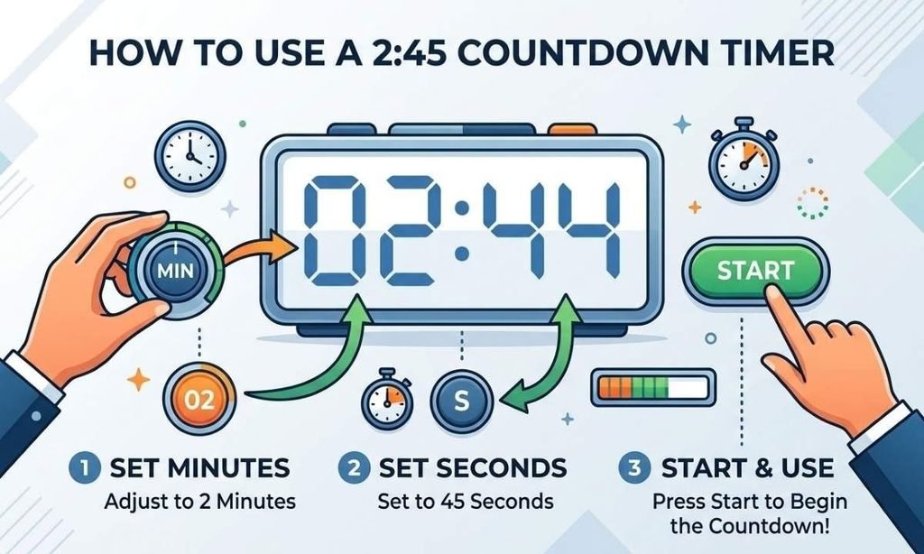 How to Use a 245 PM Countdown Timer