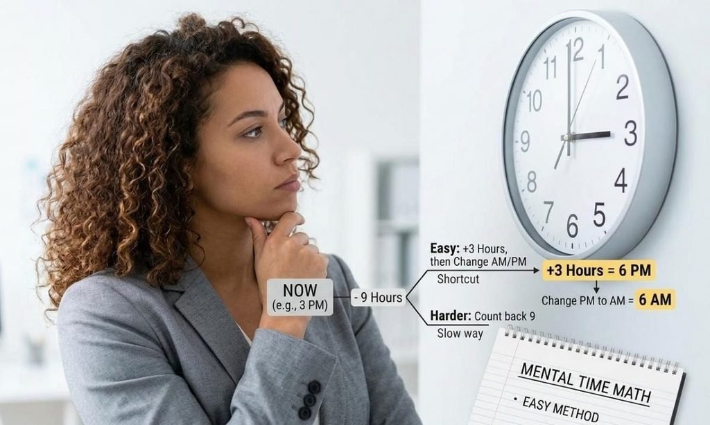 How to Work Out 9 Hours Ago Without Using a Calculator