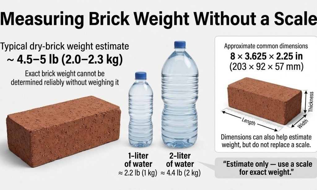 Measuring Brick Weight Without a Scale