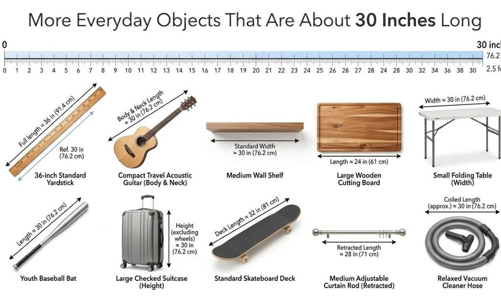 More Everyday Objects That Are About 30 Inches Long