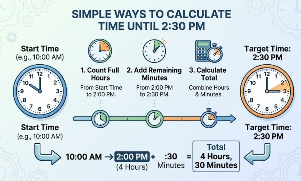 Simple Ways to Calculate the Time Until 2 30 PM