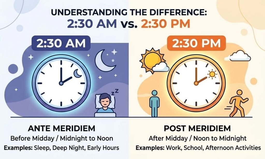 230 AM vs. 230 PM Understanding the Difference