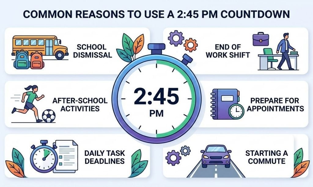 Common Reasons to Use a 245 PM Countdown 