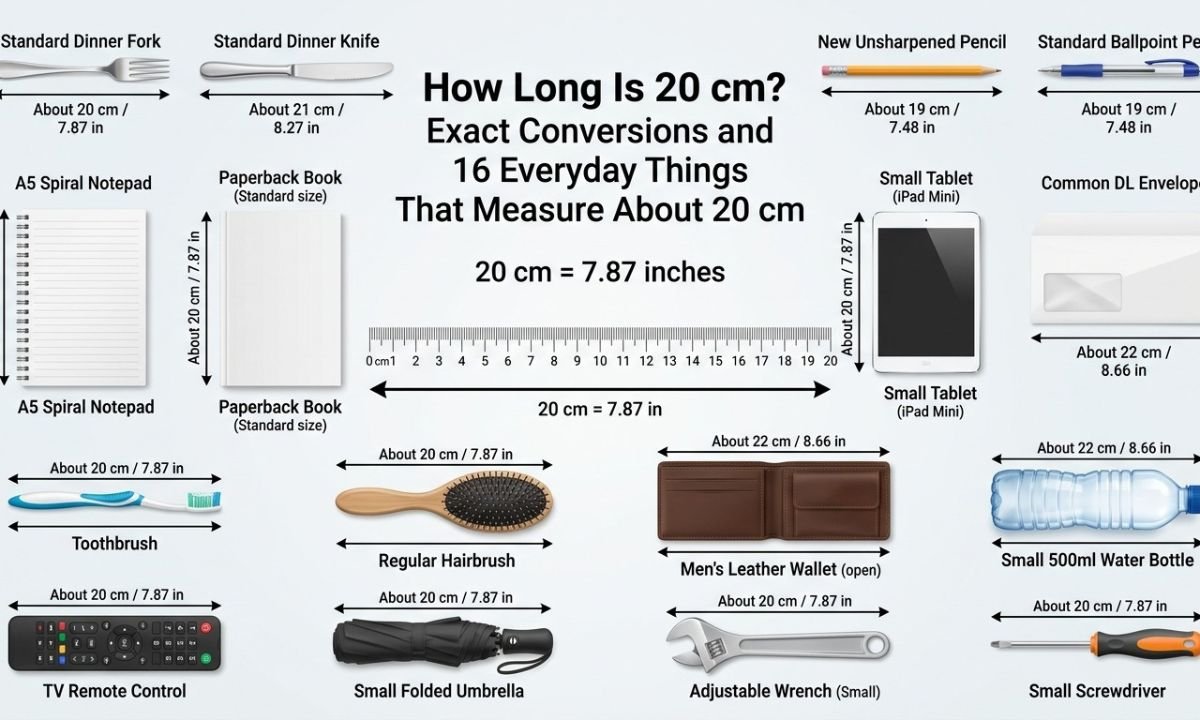 how big is 20 cm