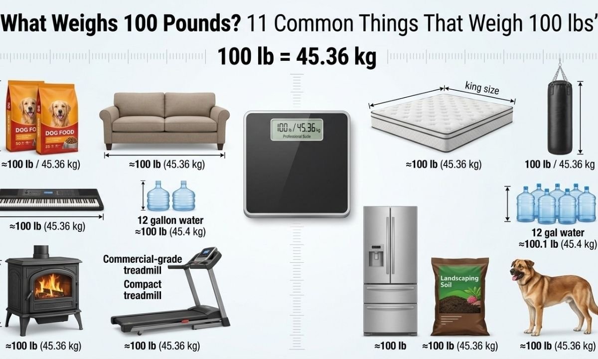 things that weigh 100 pounds