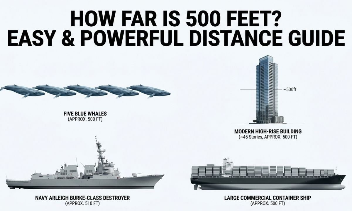 how far is 500 feet
