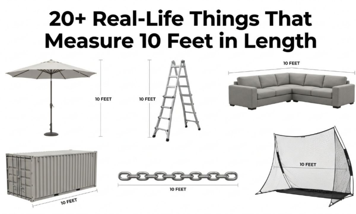 how long is 10 feet visually