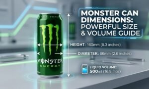 how tall is a monster can