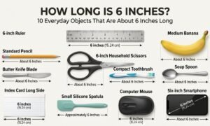 what is an object that is 6 inches