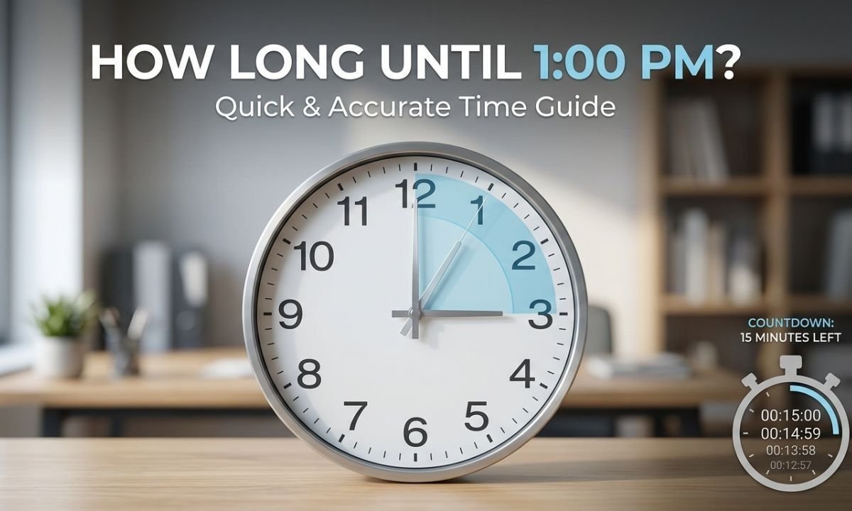 how long until 1 pm